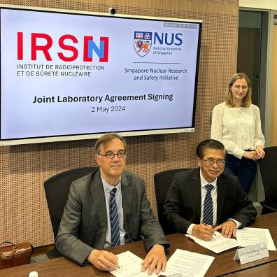 Collaboration IRSN Universite Singapour 2024-05