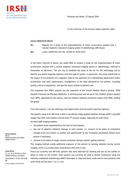 Cover of the report